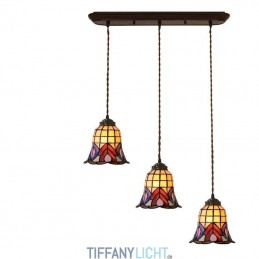 1 flammige Tiffany Buntglas...