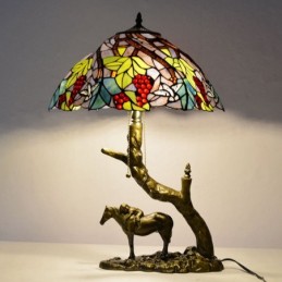 Buntglas Tischlampe im...