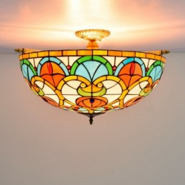 Tiffany-Deckenleuchte aus...