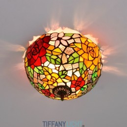 Tiffany-Deckenleuchte aus...