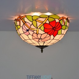 Tiffany-Deckenleuchte aus...
