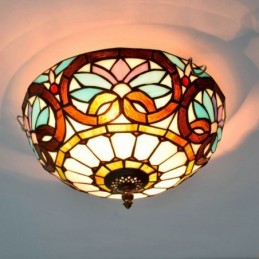 Tiffany-Deckenleuchte aus...