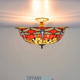 Tiffany-Deckenleuchte aus...