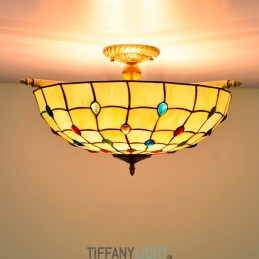 Tiffany-Deckenleuchte aus...