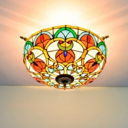 Tiffany-Deckenleuchte aus...