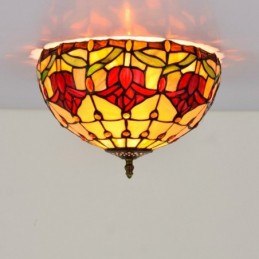 Tiffany-Deckenleuchte aus...