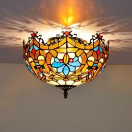 Tiffany-Deckenleuchte aus...