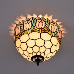 Tiffany-Deckenleuchte aus...