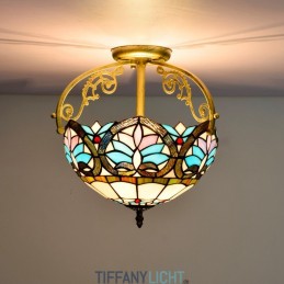 Tiffany-Deckenleuchte aus...