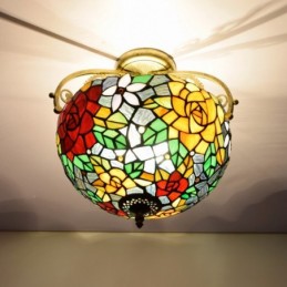 Tiffany-Deckenleuchte aus...