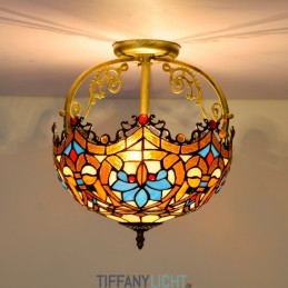 Tiffany-Deckenleuchte aus...