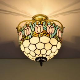 Tiffany-Deckenleuchte aus...