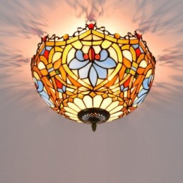 Tiffany-Deckenleuchte aus...