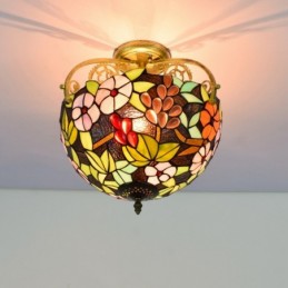 Tiffany-Deckenleuchte aus...