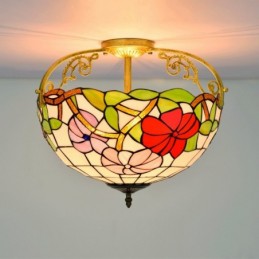 Tiffany-Deckenleuchte aus...