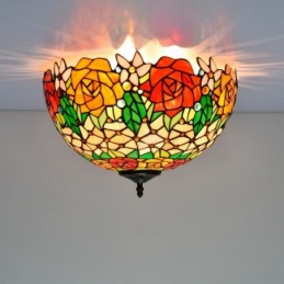 Tiffany-Deckenleuchte aus...