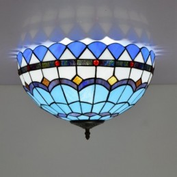 Tiffany-Deckenleuchte aus...