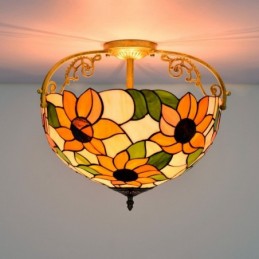 Tiffany-Deckenleuchte aus...