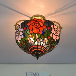 Tiffany-Deckenleuchte aus...