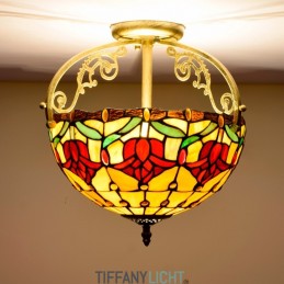 Tiffany-Deckenleuchte aus...