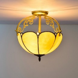 Tiffany-Deckenleuchte aus...