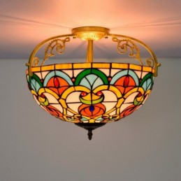 Tiffany-Deckenleuchte aus...