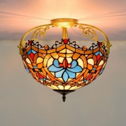 Tiffany-Deckenleuchte aus...