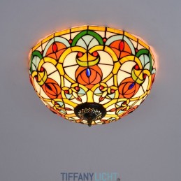 Tiffany-Deckenleuchte aus...