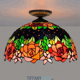 Tiffany-Deckenleuchte aus...
