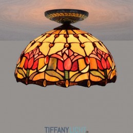 Tiffany-Deckenleuchte aus...