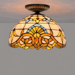 Tiffany-Deckenleuchte aus...