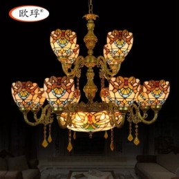 Tiffany-Pendelleuchte aus...