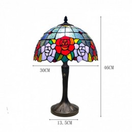 Tiffany-Lampe aus Buntglas...