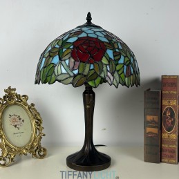 Tiffany-Lampe aus Buntglas...