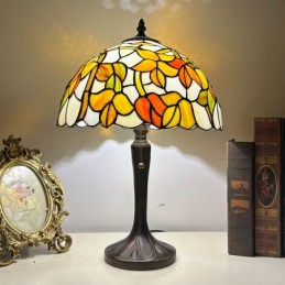 Tiffany-Lampe aus Buntglas...