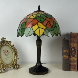 Tiffany-Lampe aus Buntglas...