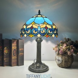 Tiffany-Lampe aus Buntglas...
