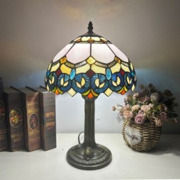 Tiffany-Lampe aus Buntglas...