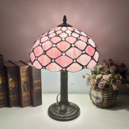 Tiffany-Lampe aus Buntglas...