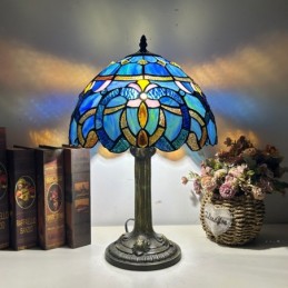 Tiffany-Lampe aus Buntglas...