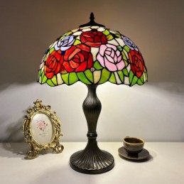 Große Tiffany-Tischleuchte...