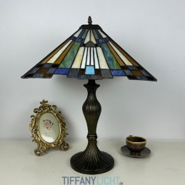 Große Tiffany-Tischleuchte...