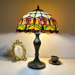 Große Tiffany-Tischleuchte...