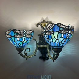 Tiffany-Wandleuchte aus...