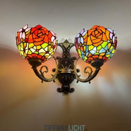 Tiffany-Wandleuchte aus...