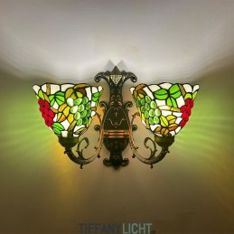 Tiffany-Wandleuchte aus...