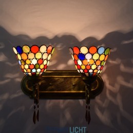 Tiffany-Wandleuchte aus...