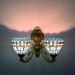 Tiffany-Wandleuchte aus...
