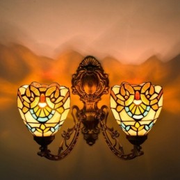 Tiffany-Wandleuchte aus...