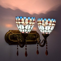 Tiffany-Wandleuchte aus...